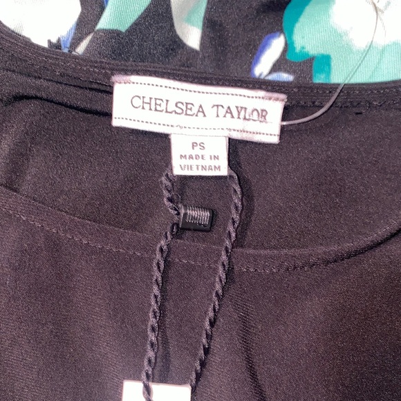 Chic Black and Blue Floral Maxi Dress - Picture 3 of 5